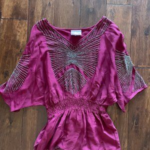 Romeo & Juliet Couture Dressy Dolman Sleeve Top